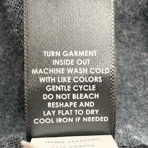 2x Torrid Grey Black Long Sleeve Sweater Knit Black Chiffon Accent Stretch Plus - Picture 9 of 9
